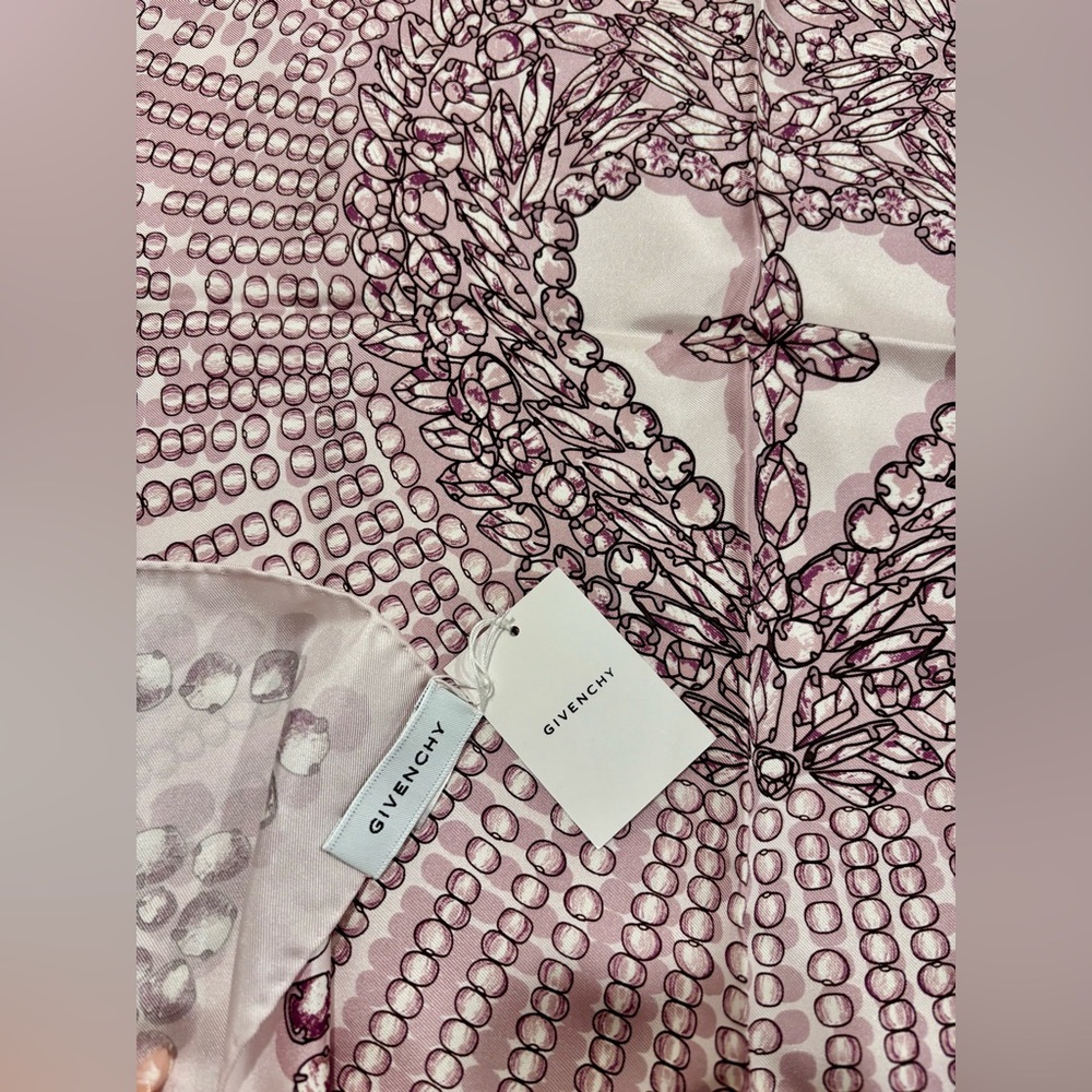 100% Silk Givenchy Scarf